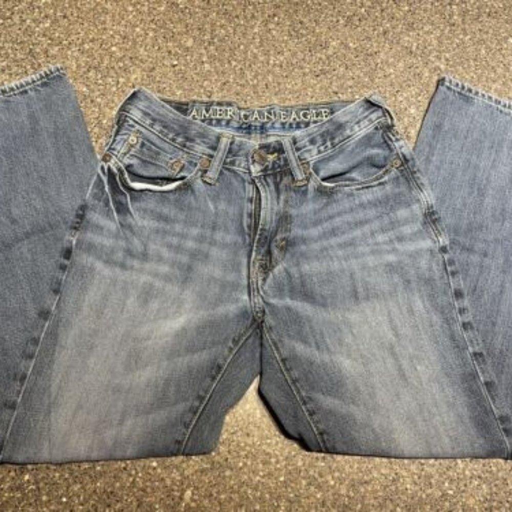 American Eagle Men's Jeans - 26x28 - Med Wash - (PA008)